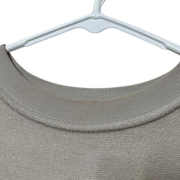 ANINE BING Tiger Muse Stone Crew Pullover Sweatshirt 100% Organic Cotton Size XS - Picture 11 of 15